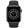 Смарт-часы Apple Watch Series 6 GPS, 40mm Space Gray Aluminium Case with Blac (MG133GK/A) - 1