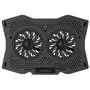 Подставка для ноутбука Omega Laptop COOLING PAD 2 fans BLACK [45425] (OMNCP2FB) - 5