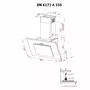 Вытяжка кухонная Perfelli DN 6171 A 550 BL - 8