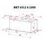 Вытяжка кухонная Perfelli BIET 6512 A 1000 I LED - 5