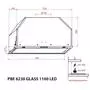 Вытяжка кухонная Weilor PBE 6230 GLASS BL 1100 LED - 7