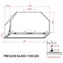 Вытяжка кухонная Weilor PBE 6230 GLASS WH 1100 LED - 9