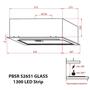 Вытяжка кухонная Weilor PBSR 52651 GLASS BL 1300 LED Strip - 3