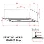 Вытяжка кухонная Weilor PBSR 72651 GLASS BL 1300 LED Strip - 3