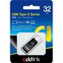 USB флеш накопитель AddLink 32GB T65 Black USB 3.1/Type-C (ad32GBT65G3) - 2