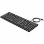 Клавиатура HP 100 USB Black (2UN30AA) - 1