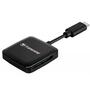 Считыватель флеш-карт Transcend USB 3.2 Gen 1 Type-C SD/microSD Black (TS-RDC3) - 1