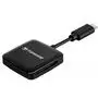 Считыватель флеш-карт Transcend USB 3.2 Gen 1 Type-C SD/microSD Black (TS-RDC3) - 1