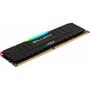 Модуль памяти для компьютера DDR4 32GB 3600 MHz Ballistix Black RGB Micron (BL32G36C16U4BL) - 1