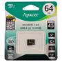 Карта памяти Apacer 64GB microSDXC Class10 UHS-I (AP64GMCSX10U1-RA) - 1
