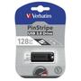 USB флеш накопитель Verbatim 128GB PinStripe Black USB 3.0 (49319) - 4