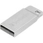 USB флеш накопитель Verbatim 64GB Metal Executive Silver USB 2.0 (98750) - 1