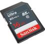Карта памяти SanDisk 16GB SDHC class 10 UHS-1 (SDSDUNS-016G-GN3IN) - 1