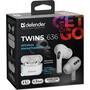 Наушники Defender Twins 636 TWS Pro Bluetooth White (63636) - 7