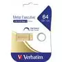 USB флеш накопитель Verbatim 64GB Metal Executive Gold USB 3.0 (99106) - 4