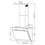 Вытяжка кухонная Interline BRAVO WH A/60/GL/K (BRAVOWHA/60/GL/K) - 10