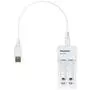 Зарядное устройство для аккумуляторов Panasonic Compact Charger USB +Eneloop 2*AA 1900 mAh NI-MH (K-KJ80MCC20USB) - 2