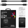 Накопитель SSD USB 3.2 250GB ADATA (ASC685-250GU32G2-CBK) - 4