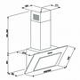 Вытяжка кухонная Eleyus VERTICAL 470 50 WH - 3