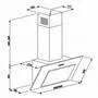 Вытяжка кухонная Eleyus VERTICAL 470 50 WH - 3