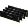 Модуль памяти для компьютера DDR4 64GB (4x16GB) 3600 MHz HyperX Predator Black Kingston Fury (ex.HyperX) (HX436C17PB3K4/64) - 1