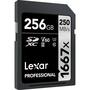 Карта памяти Lexar 256GB SDXC class 10 UHS-II U3 V60 1667x Professional (LSD256CB1667) - 1