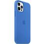 Чехол для моб. телефона Apple iPhone 12 Pro Max Silicone Case with MagSafe - Capri Blue, M (MK043ZM/A) - 3