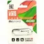 USB флеш накопитель Mibrand 4GB Aligator White USB 2.0 (MI2.0/AL4U7W) - 1