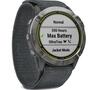 Смарт-часы Garmin Enduro, Silver w/Gray Body,Gray Sport Loop Band (010-02408-00) - 2