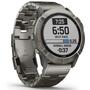 Смарт-часы Garmin fenix 6X Pro Solar, Titanium with vented titanium bracelet (010-02157-24) - 2