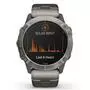 Смарт-часы Garmin fenix 6X Pro Solar, Titanium with vented titanium bracelet (010-02157-24) - 6