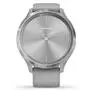 Смарт-часы Garmin vivomove 3, S/E EU, Silver, Powder Gray, Silicone (010-02239-20) - 1