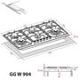 Варочная поверхность Weilor GG W 904 BL - 3