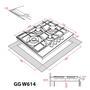 Варочная поверхность Weilor GG W 614 BL - 10