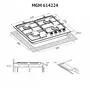 Варочная поверхность Weilor GG W 624 WH - 9