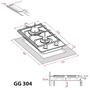 Варочная поверхность Weilor GG 304 BL - 9