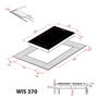 Варочная поверхность Weilor WIS 370 WHITE - 5