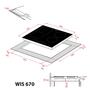 Варочная поверхность Weilor WIS 670 BLACK - 6