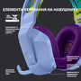 Наушники Logitech G733 Lightspeed Wireless RGB Gaming Headset Lilac (981-000890) - 4