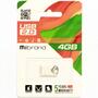 USB флеш накопитель Mibrand 4GB Hawk Silver USB 2.0 (MI2.0/HA4M1S) - 1