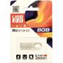 USB флеш накопитель Mibrand 8GB Irbis Silver USB 2.0 (MI2.0/IR8U3S) - 1