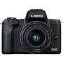 Цифровой фотоаппарат Canon EOS M50 Mk2 + 15-45 IS STM Kit Black (4728C043) - 1