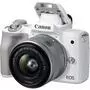 Цифровой фотоаппарат Canon EOS M50 Mk2 + 15-45 IS STM Kit White (4729C028) - 4