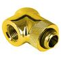 Фитинг для СВО ThermalTake Pacific G1/4 90 Degree Adapter - Gold/DIY LCS/Fitting (CL-W268-CU00GD-A) - 2