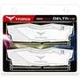 Модуль памяти для компьютера DDR4 16GB (2x8GB) 3600 MHz T-Force Delta White RGB Team (TF4D416G3600HC18JDC01) - 1