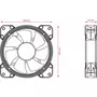 Кулер для корпуса 2E GAMING AIR COOL (ACF120B-RGB) (2E-ACF120B-RGB) - 6