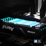 Модуль памяти для компьютера DDR4 16GB (2x8GB) 3200 MHz Fury Beast RGB Kingston Fury (ex.HyperX) (KF432C16BBAK2/16) - 9