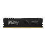 Модуль памяти для компьютера DDR4 16GB 3733 MHz Fury Beast Black Kingston Fury (ex.HyperX) (KF437C19BB1/16) - 1