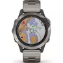 Смарт-часы Garmin quatix 6 Titanium, Saphhire, Gray w/Ti Band (010-02158-95) - 1