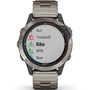 Смарт-часы Garmin quatix 6 Titanium, Saphhire, Gray w/Ti Band (010-02158-95) - 6
